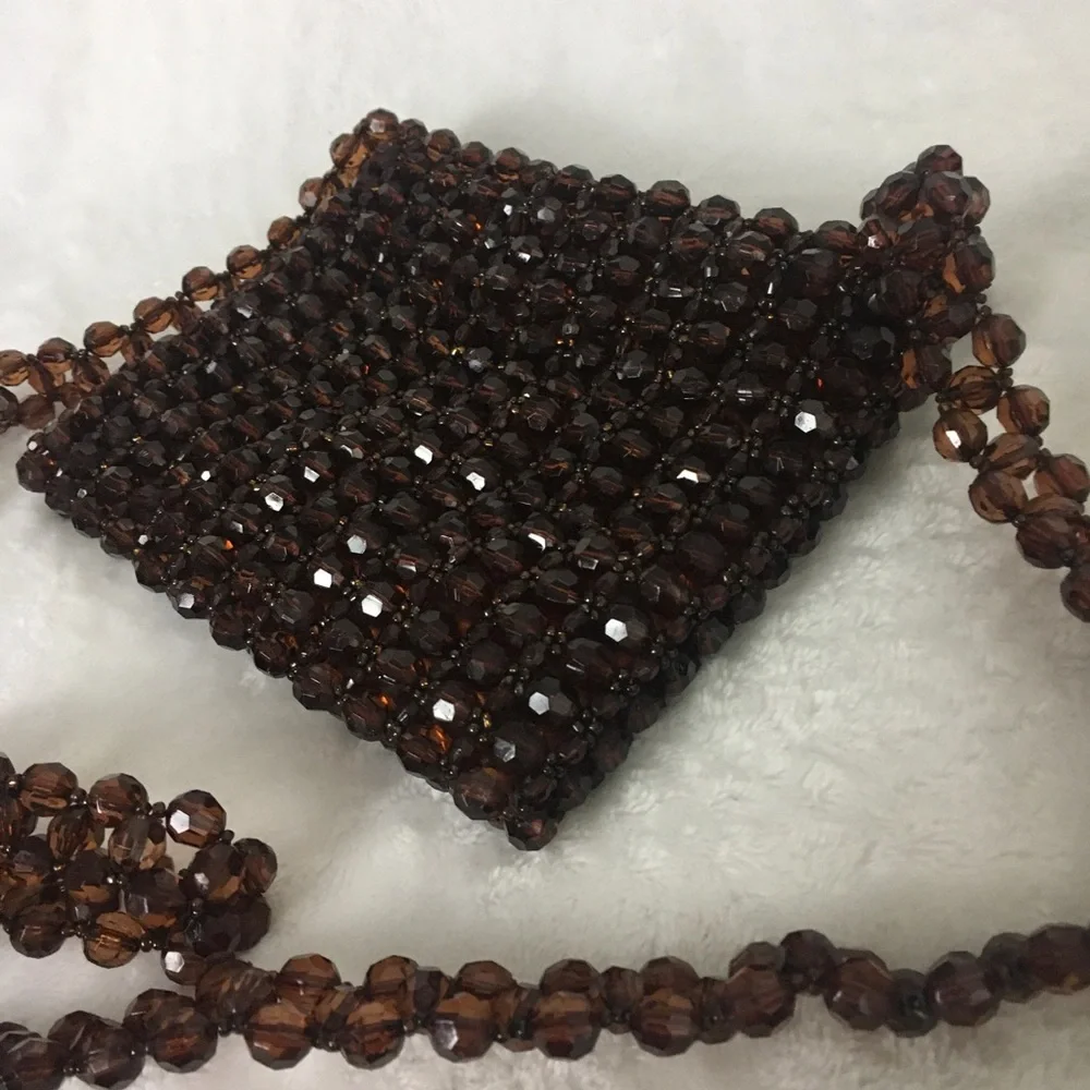 Beaded Small Purse Bag Vintage Great Condition - Picture 7 of 8